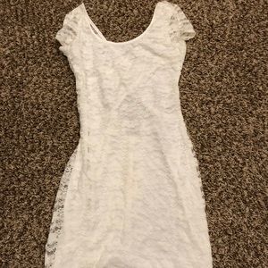 White lace dress